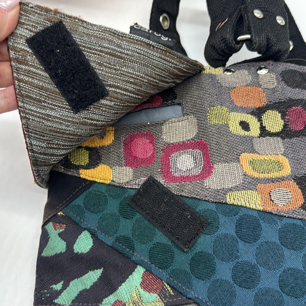 Carogi Carson Rogers Multi Color Patchwork Backpa… - image 4